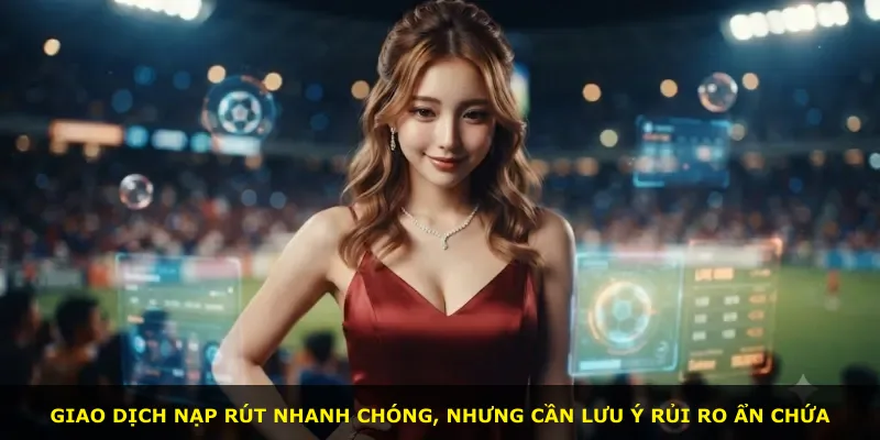 Giao dịch nạp rút nhanh chóng, nhưng cần lưu ý rủi ro ẩn chứa