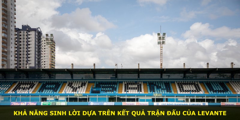 Khả năng sinh lời dựa trên kết quả trận đấu của Levante