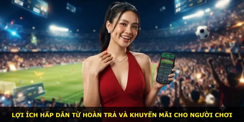 Lợi ích hấp dẫn từ hoàn trả và khuyến mãi cho người chơi