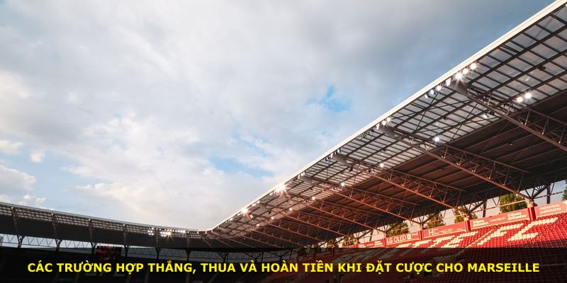 Các trường hợp thắng, thua và hoàn tiền khi đặt cược cho Marseille