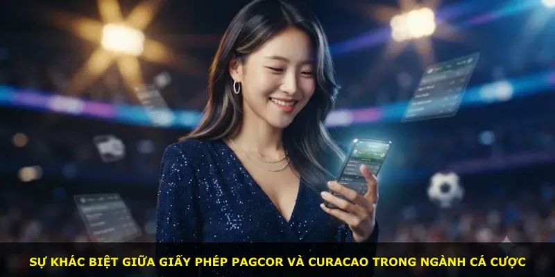 Sự khác biệt giữa giấy phép PAGCOR và Curacao trong ngành cá cược