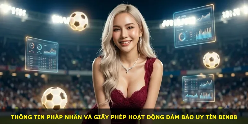 Thông tin pháp nhân và giấy phép hoạt động đảm bảo uy tín Bin88